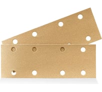 Абразивная полоса Deerfos GOLD 81х133 мм, 8 отверстий, Р60, 10 шт 4673761449652