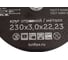 Круг отрезной TOTFLEX STANDARD 41, 230x3.0x22,23 мм, А R BF 4606343011220 4