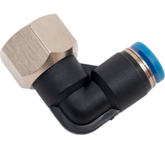 Пневмофитинг цанговый L-образный с внутренней резьбой HIMPT PLF 4-М12х1.5 00-00009956
