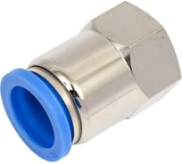 Пневмофитинг цанговый прямой с внутренней резьбой HIMPT PCF 16-03 (R3/8) 00-00008633