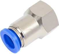 Пневмофитинг цанговый прямой с внутренней резьбой HIMPT PCF 10-03 (R3/8) 00-00008600