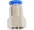 Пневмофитинг цанговый прямой с внутренней резьбой HIMPT PCF 10-03 (R3/8) 00-00008600 3