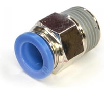 Пневмофитинг цанговый прямой с наружной резьбой HIMPT PC 12-04 (R1/2) 00-00004723