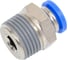 Пневмофитинг цанговый прямой с наружной резьбой HIMPT PC 8-03 (R3/8) 00-00008608 1