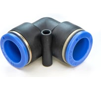 Фитинг пневматический цанговый пластиковый Г-образный HIMPT PUL 16 00-00008636