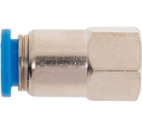 Пневмофитинг цанговый прямой с внутренней резьбой HIMPT PCF 8-М10х1.5 00-00010056