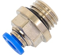 Пневмофитинг цанговый прямой с наружной резьбой HIMPT PC 4-М12х1.5 00-00009998