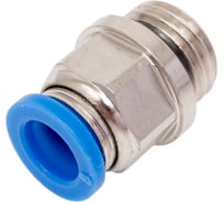Пневмофитинг цанговый прямой с наружной резьбой HIMPT PC 8-М14х1.5 00-00010014