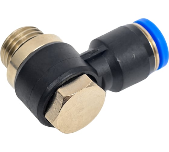 Пневмофитинг L-образный с наружной резьбой PH 08-02 (G1/4") HIMPT 00-00017789