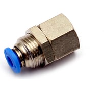 Пневмофитинг цанговый прямой с внутренней резьбой PMF 06-04 (R1/2") HIMPT 00-00017805