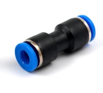 Фитинг пневматический цанговый пластиковый прямой PUC 8 HIMPT 00028007925