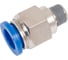 Пневмофитинг цанговый прямой с наружной резьбой PC 10-01 (R1/8) HIMPT 00028008159 2