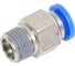 Пневмофитинг цанговый прямой с наружной резьбой PC 6-01 (R1/8) HIMPT 00028008153 1