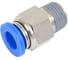 Пневмофитинг цанговый прямой с наружной резьбой PC 6-01 (R1/8) HIMPT 00028008153 2