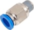 Пневмофитинг цанговый прямой с наружной резьбой PC 8-01 (R1/8) HIMPT 00028008157 3