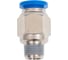 Пневмофитинг цанговый прямой с наружной резьбой PC 8-01 (R1/8) HIMPT 00028008157 4
