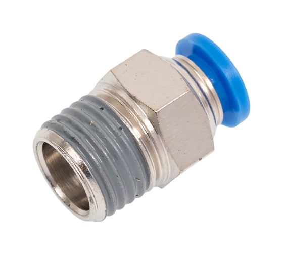 Пневмофитинг цанговый прямой с наружной резьбой PC 6-02 (R1/4) HIMPT 00028008156 1