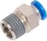 Пневмофитинг цанговый прямой с наружной резьбой PC 6-02 (R1/4) HIMPT 00028008156 1