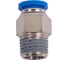 Пневмофитинг цанговый прямой с наружной резьбой PC 8-02 (R1/4) HIMPT 00028008158 3