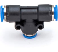 Фитинг пневматический цанговый пластиковый T-образный переходной HIMPT PUT 12-6 00-00009994