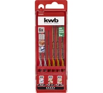 Набор пилок для лобзика kwb S20 6 шт 625620