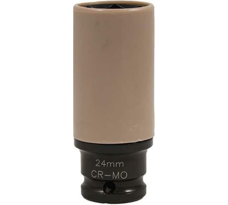 Головка ударная 6-гранная тонкостенная, с пластиковой защитой (24 мм; 1/2"DR) NORM HP-24