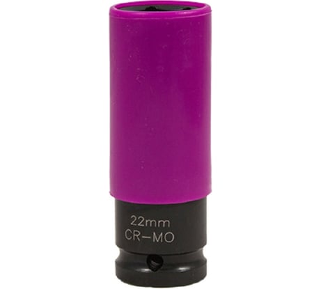 Головка ударная 6-гранная тонкостенная, с пластиковой защитой (22 мм; 1/2"DR) NORM HP-22