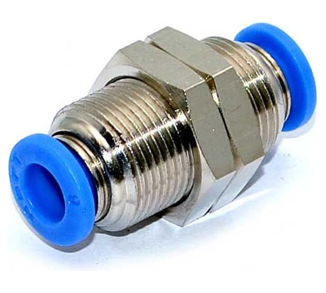 Фитинг пневматический цанговый прямой HIMPT PMM 8 00-00014095