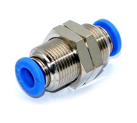 Фитинг пневматический цанговый прямой HIMPT PMM 8 00-00014095 1