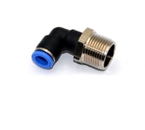 Пневмофитинг цанговый L-образный HIMPT, с наружной резьбой PL 8-М20х1.5 00-00012496