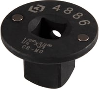 Переходник KING TONY 1/2>3/4, тонкий, магнитный 4886