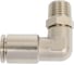 Пневмофитинг латунный L-образный HIMPT, с наружной резьбой NPLT 10-02 R1/4 00-00012556 3