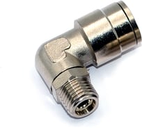 Пневмофитинг латунный L-образный HIMPT, с наружной резьбой NPLT 12-02 R1/4 00-00012558