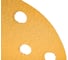 Шлифовальный круг Interflex Gold AP215C 150 мм, на липучке, 15 отверстий, Р80 3127803315 3