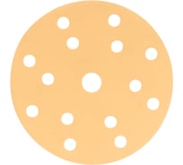 Шлифовальный круг Interflex Gold AP215C 150 мм, на липучке, 15 отверстий, Р180 3127183315