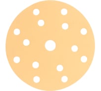 Шлифовальный круг Interflex Gold AP215C 150 мм, на липучке, 15 отверстий, Р150 3127153315