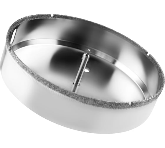 Коронка с центрирующим сверлом по стеклу и керамике (120х55 мм) Vertextools 336-120-55