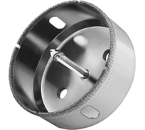 Коронка с центрирующим сверлом по стеклу и керамике (68х55 мм) Vertextools 336-68-55