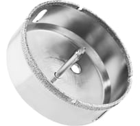 Коронка с центрирующим сверлом по стеклу и керамике (75х55 мм) Vertextools 336-75-55