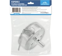 Коронка с центрирующим сверлом по стеклу и керамике (75х55 мм) Vertextools 336-75-55