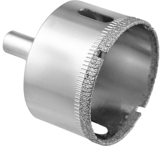 Коронка с центрирующим сверлом по стеклу и керамике (50х55 мм) Vertextools 336-50-55