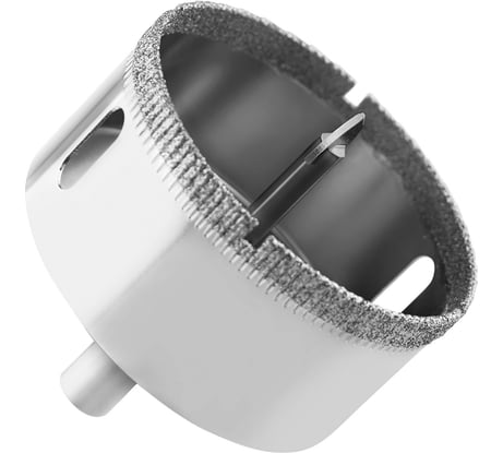 Коронка с центрирующим сверлом по стеклу и керамике (60х55 мм) Vertextools 336-60-55