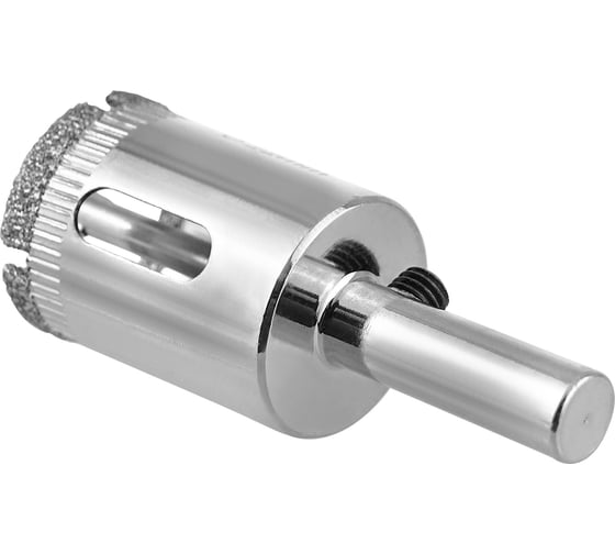 Коронка с центрирующим сверлом по стеклу и керамике (22х55 мм) Vertextools 336-22-55