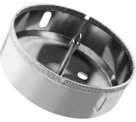 Коронка с центрирующим сверлом по стеклу и керамике (85х55 мм) Vertextools 336-85-55