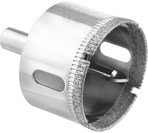 Коронка с центрирующим сверлом по стеклу и керамике (45х55 мм) Vertextools 336-45-55