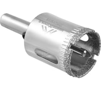 Коронка с центрирующим сверлом по стеклу и керамике (25х55 мм) Vertextools 336-25-55