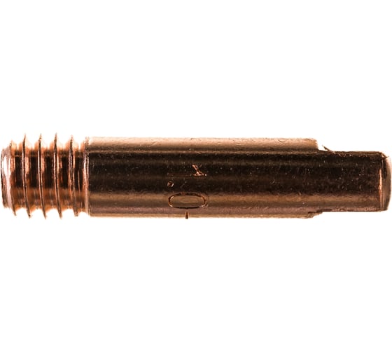 Наконечник сварочный прямой (10 шт; E-CU; М6; 1.0 мм) Сварог MS ICU0003-10R 97117