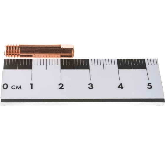 Наконечник сварочный прямой (10 шт; E-CU; М6; 1.0 мм) Сварог MS ICU0003-10R 97117