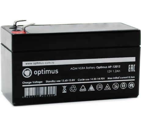 Батарея аккумуляторная Optimus AP-12012 OPTIMUSSECURITY В0000012045