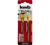 Пилки для лобзика по дереву T144DP S20 2 шт kwb 620420